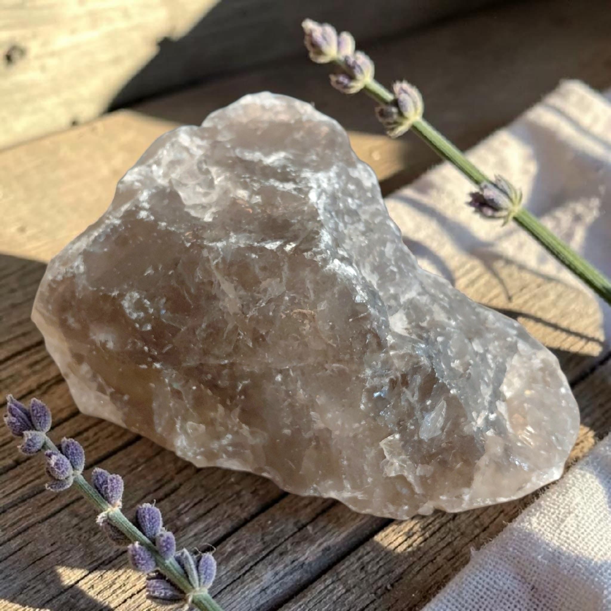 Großer Rauchquarz Rohstein