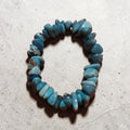Feenglas aus Schweden - Swedish Blue - Splitterarmband