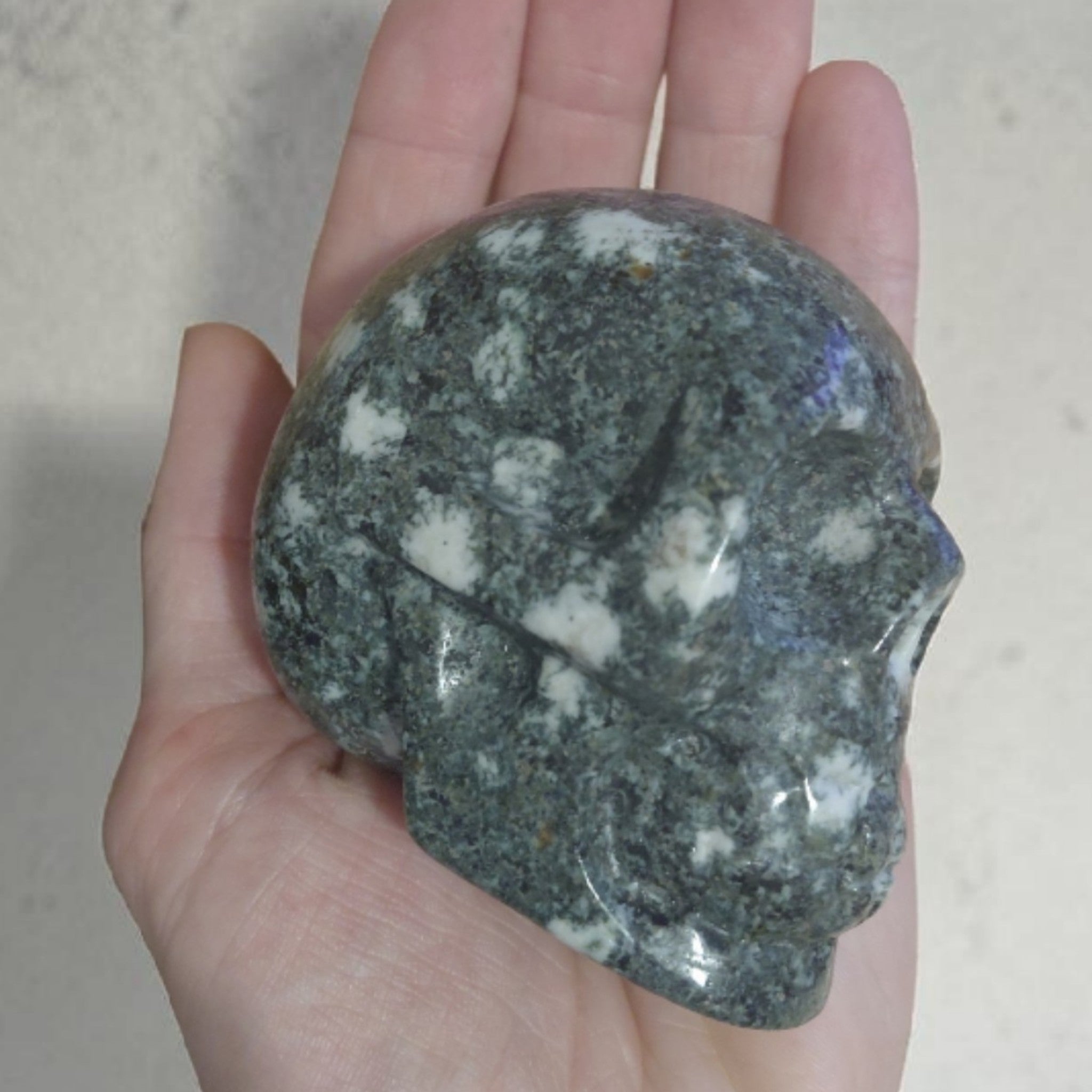Preseli Bluestone - Stonehenge Stein Kristallschädel