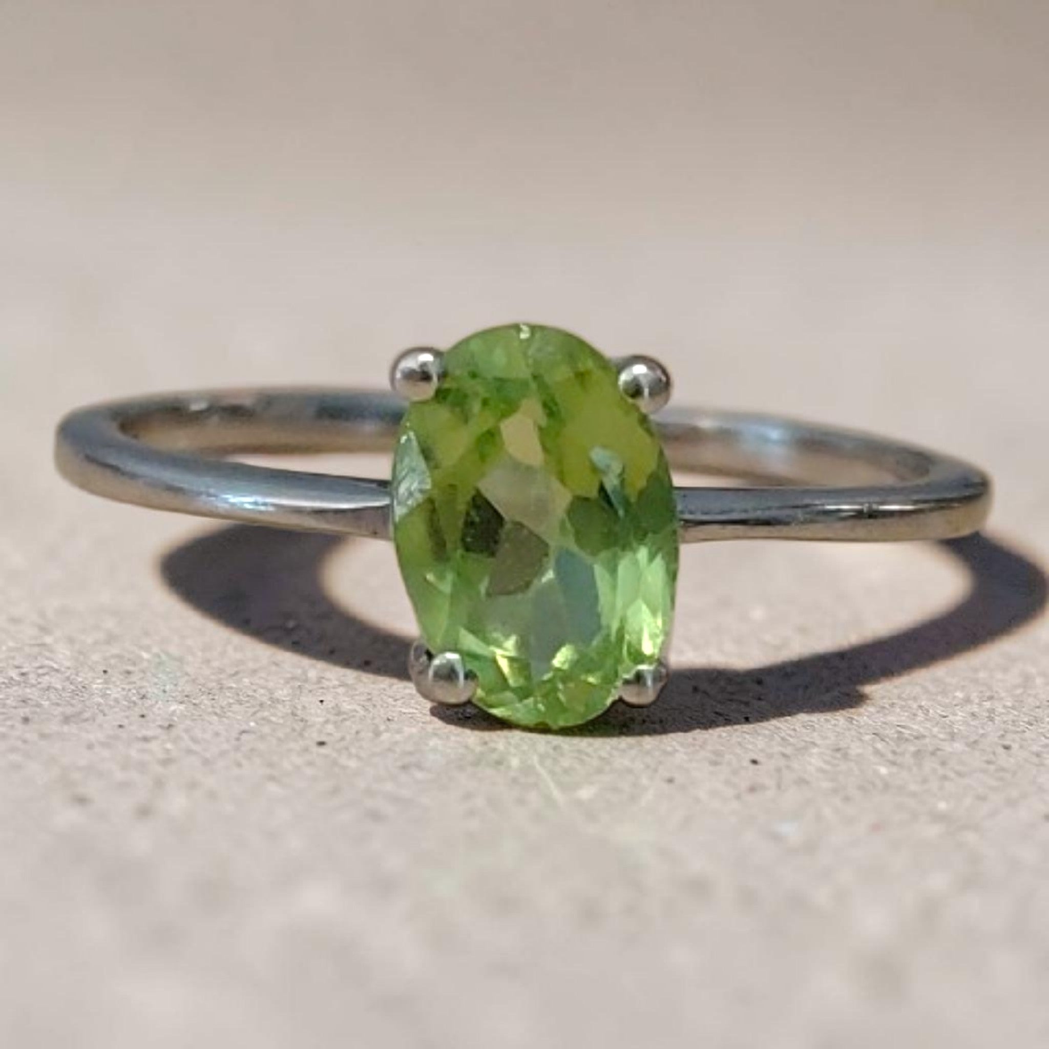 Peridot Ring Gr. 51