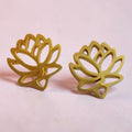 Lotus Ohrstecker Edelstahl