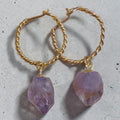 Amethyst Ohrhänger gold