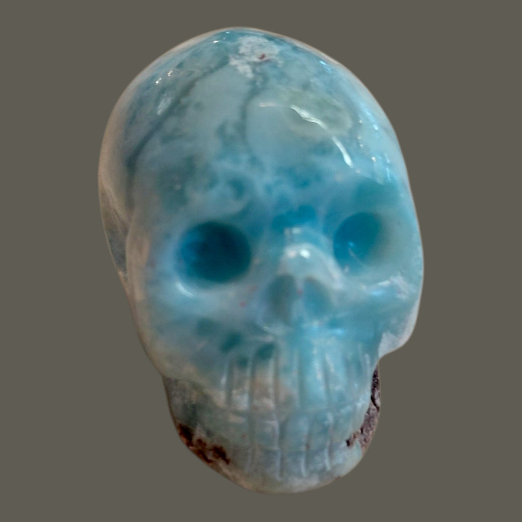 Larimar Kristallschädel