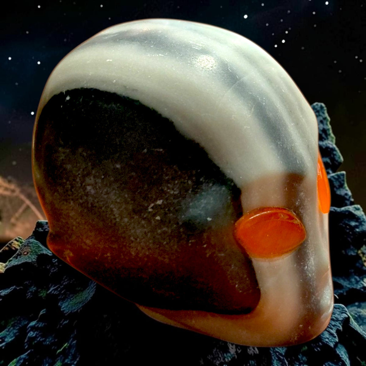 Zen Jaspis Alien-Schädel, Alienskull