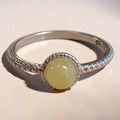 Bernstein Ring 925 Silber Gr. 53