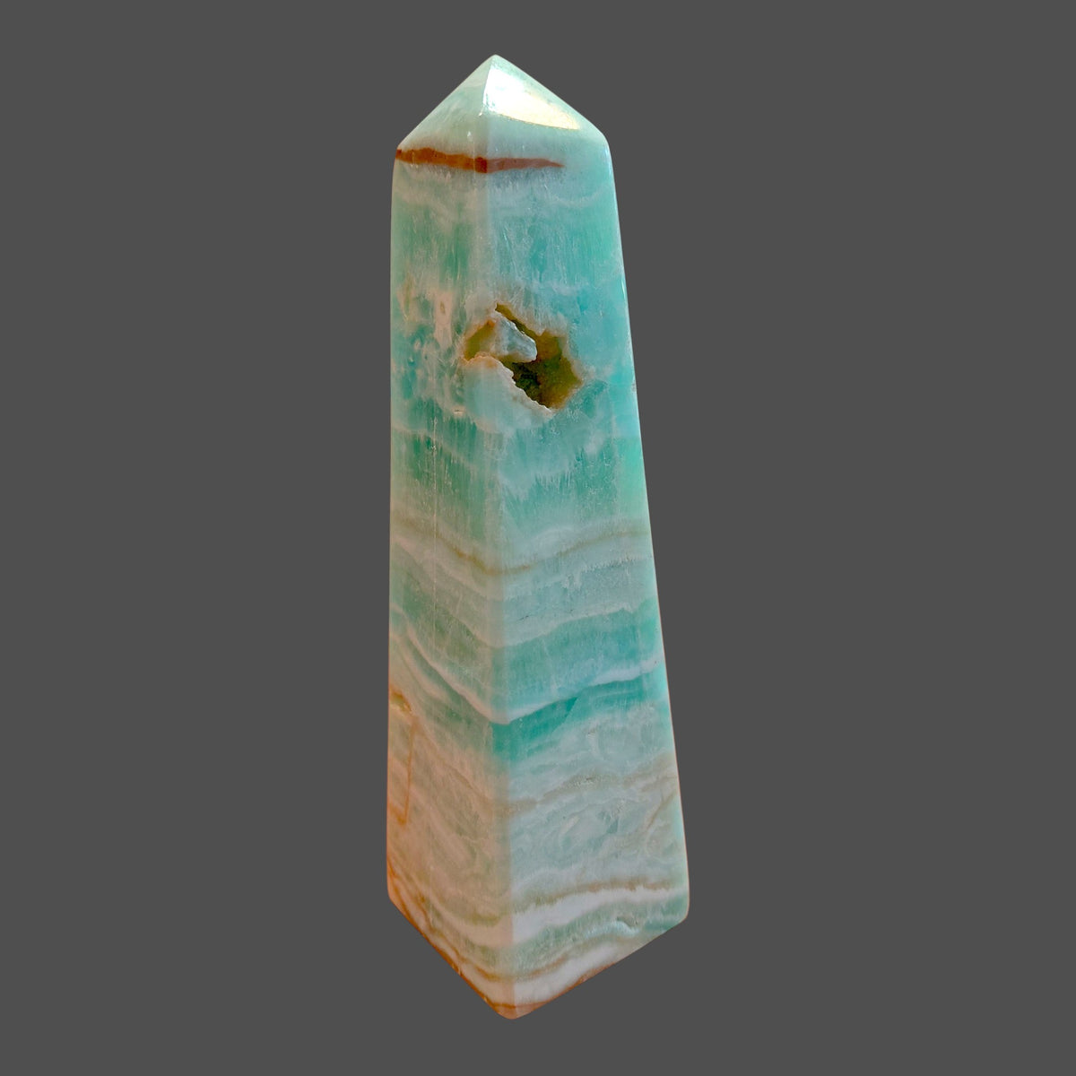 Karibik Calcit Obelisk