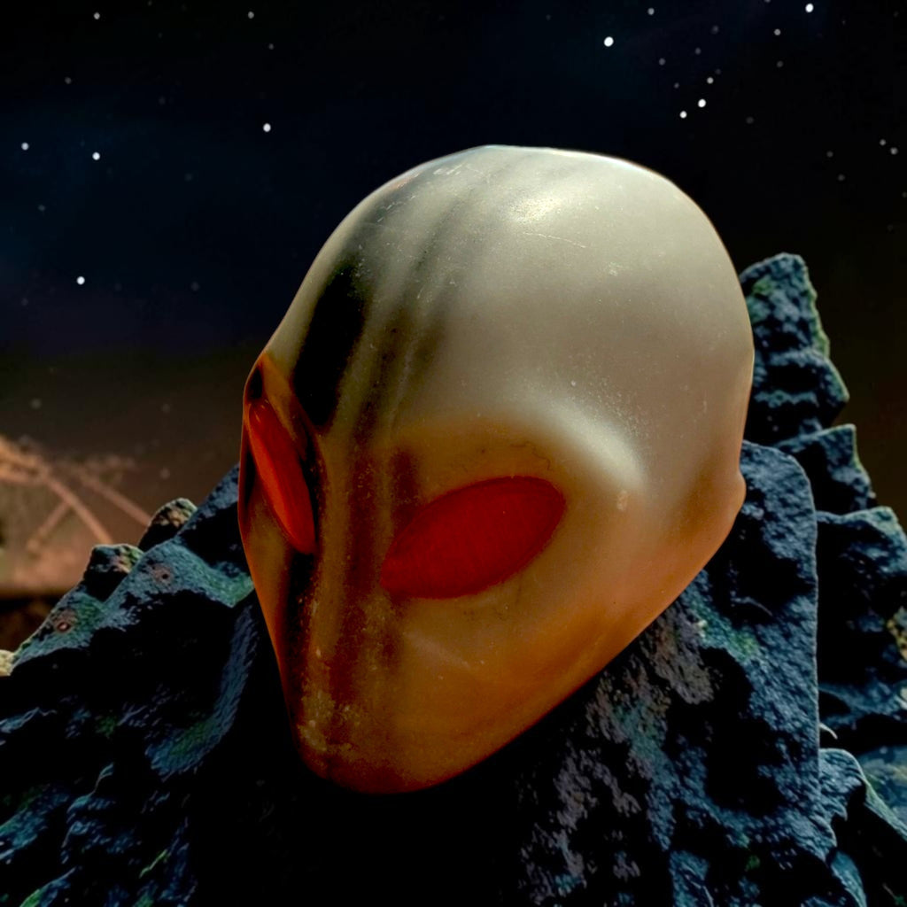 Zen Jaspis Alien-Schädel, Alienskull
